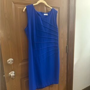 Calvin Klein Royal Blue Midi Dress